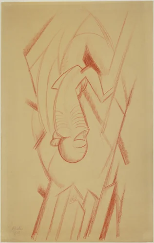 Birth by Jacob Epstein, drawing, 1913