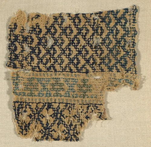 Fragment by Egypt, textile, 1201-1400