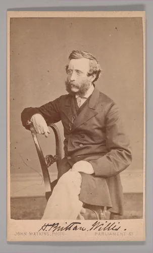 [Henry Brittan Willis] by John and Charles Watkins, photograph, 1860-1869