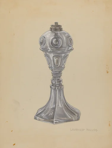 Lamp by Lawrence Phillips, index of american design, 1940