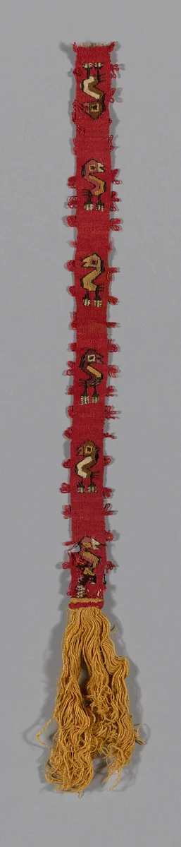 Fragment (Band) by Probably central or south coast, textile, 1000-1476
