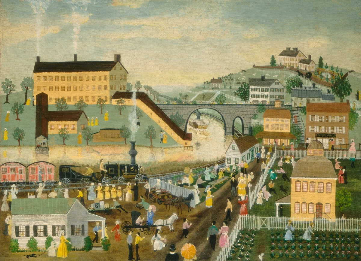 After the Wedding in Warren, Pennsylvania by American 20th Century, painting, 1916-1920