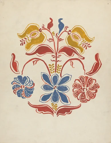 Design from Proposed Portfolio by American 20th Century, index of american design, 1935-1942