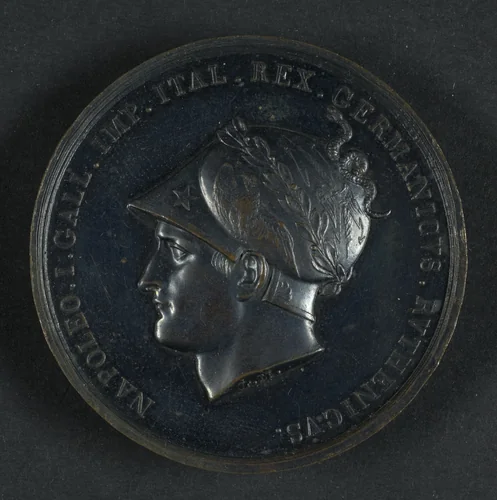 Napoleo. I Gal. Imp. Ital. Rex. Germanicus Ruthenicus by B. M. Manfredini, metalwork, 1805
