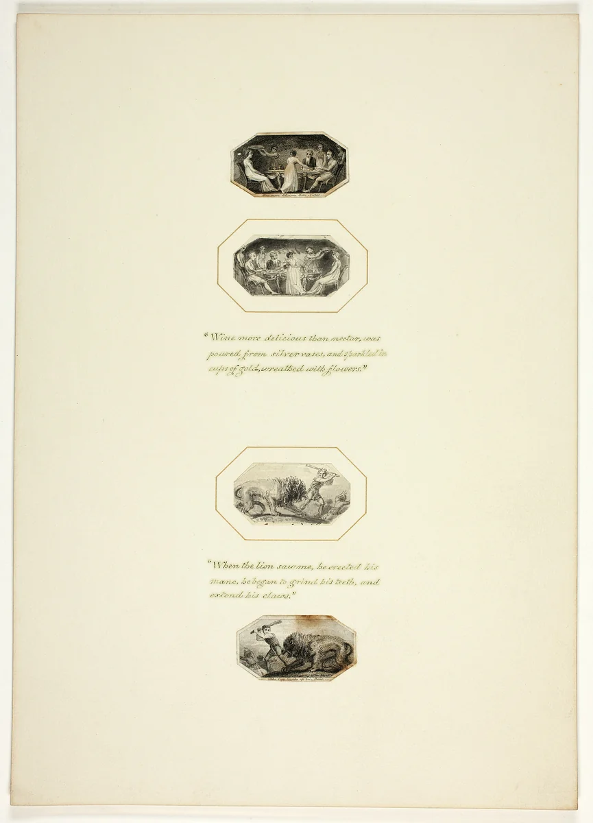 Plate from Telemachus by Thomas Stothard, print, 1793-1803