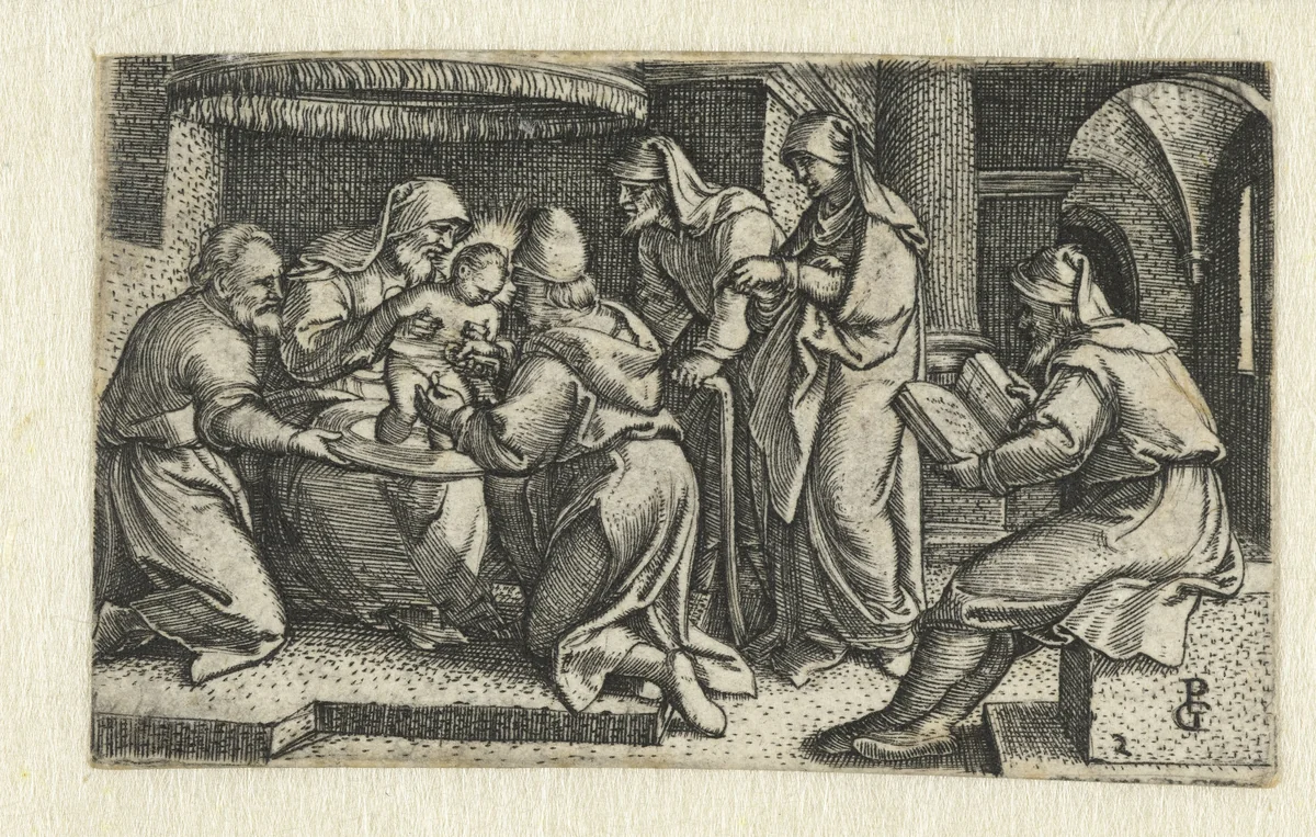 Besnijdenis van Christus by Unknown, print, 1534-1535
