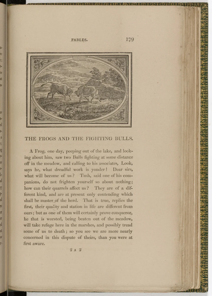 Headpiece (page 179) from The Fables of Aesop by Thomas Bewick, illustrated book, 1818