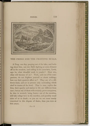 Headpiece (page 179) from The Fables of Aesop by Thomas Bewick, illustrated book, 1818