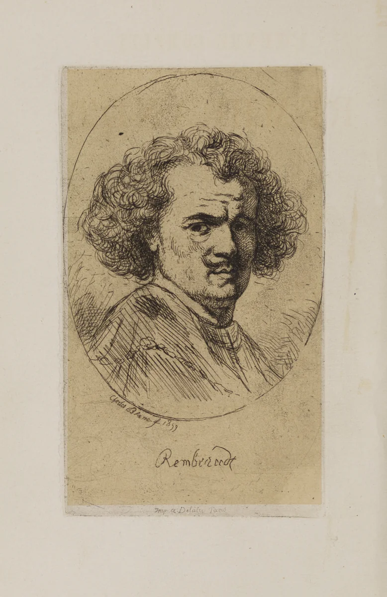 L'œuvre complet de Rembrandt : catalogue raisonné de toutes les eaux-fortes du maître et de ses peintures by Charles Blanc, artwork, 1859-1861