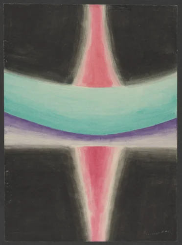 Colored Rhythm: Study for the Film by Léopold Survage, drawing, 1913