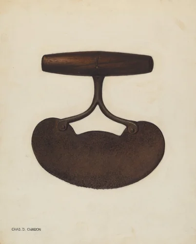 Chopping Knife by Charles Charon, index of american design, 1940