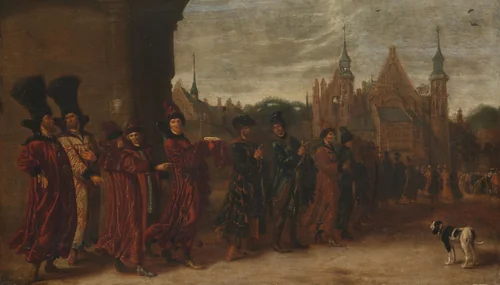 Untitled by Sybrand van Beest, painting, 1631-1632