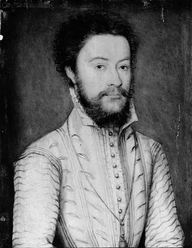 Portrait of a Bearded Man in White by Corneille de Lyon, painting, 1533-1575