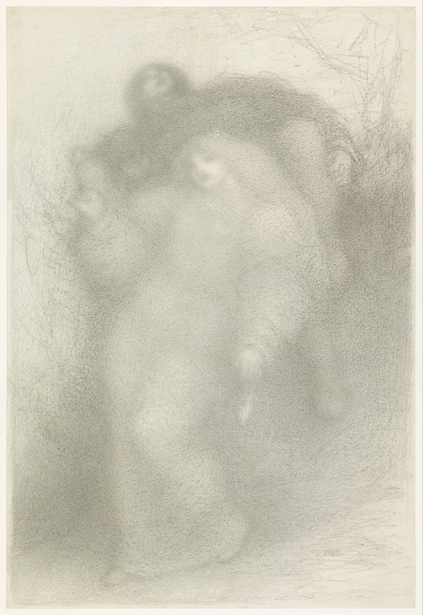 Peace, known as The King's Children by Matthijs Maris, drawing, 1899-1900
