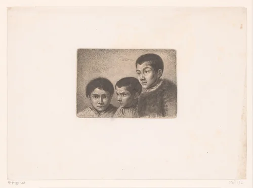 Schetsmatige figuren by Ludwig Emil Grimm, print, 1800-1863