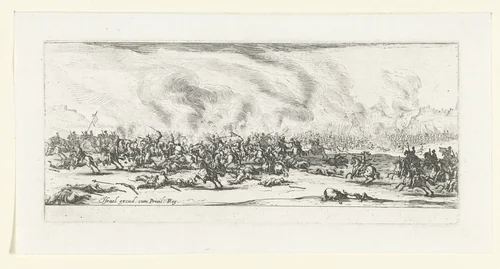 Veldslag by Jacques Callot, print, 1633