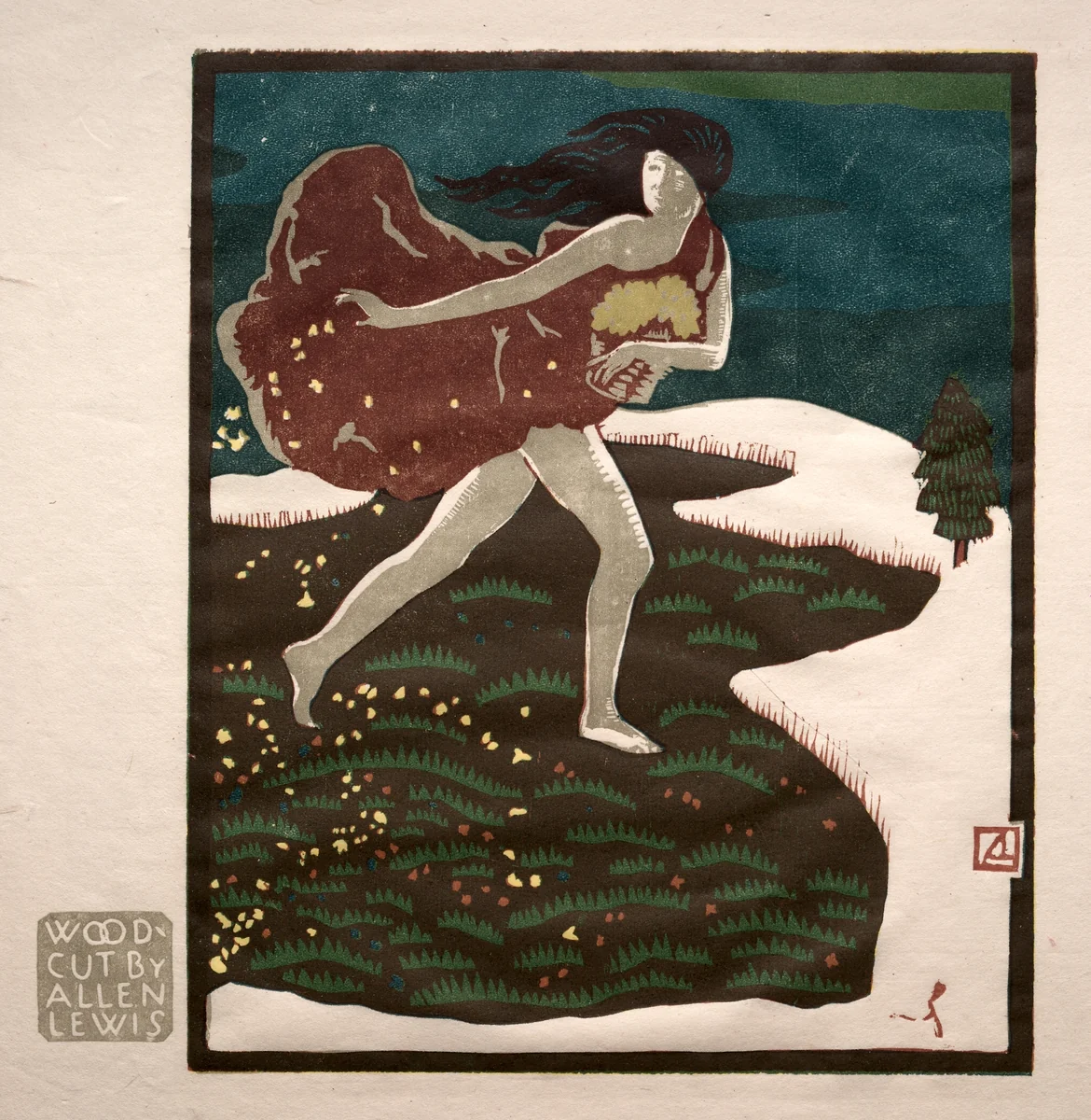 Spring by Arthur Allen Lewis, print, 1900-1923