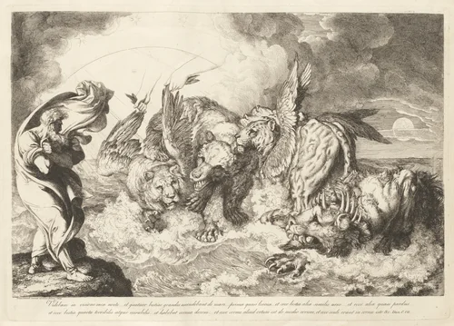 Daniel's Vision by Luigi Sabatelli, print, 1809