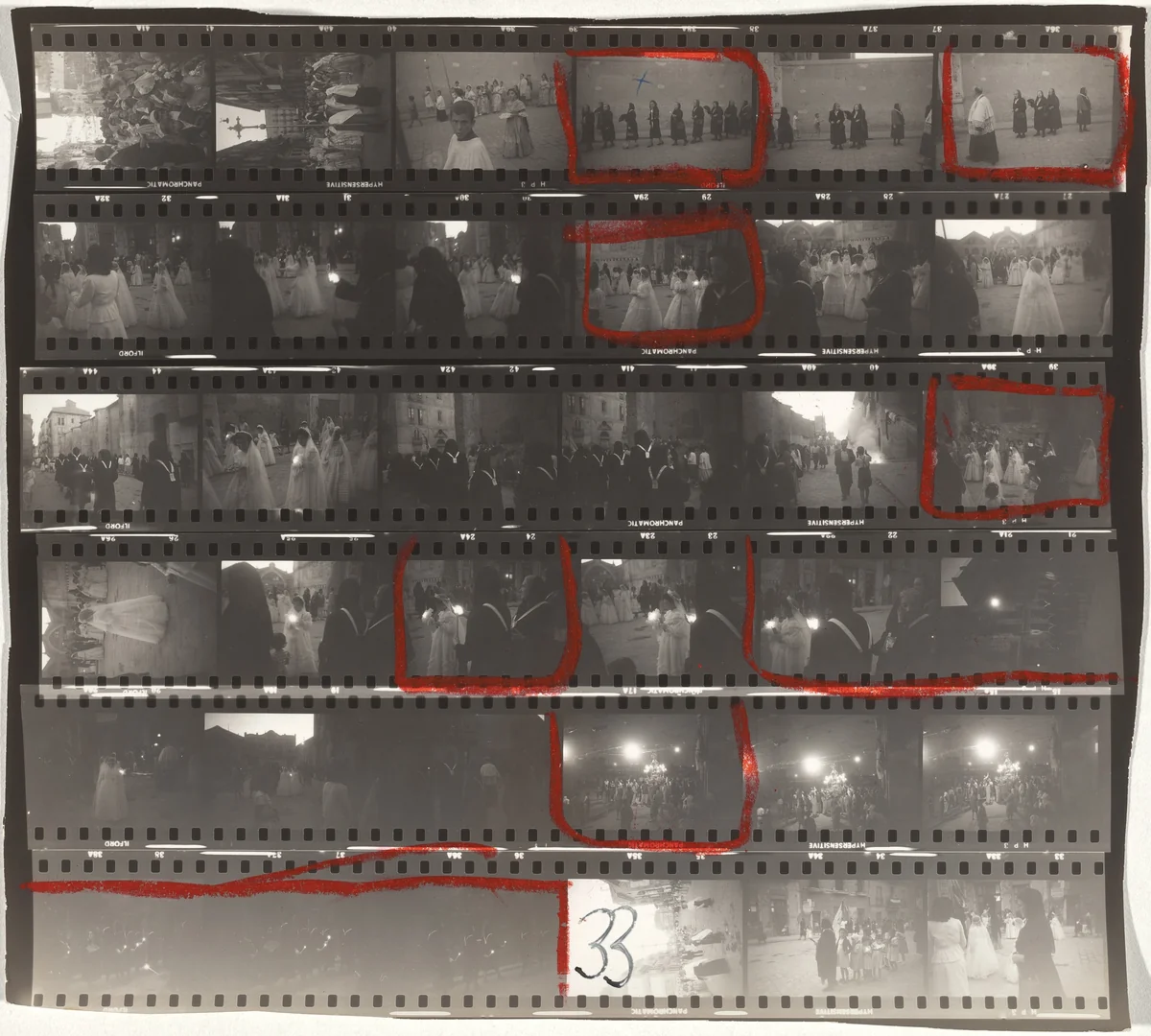 Valencia, Spain 33/Black White and Things 2 and 17 by Robert Frank, photograph, 1952