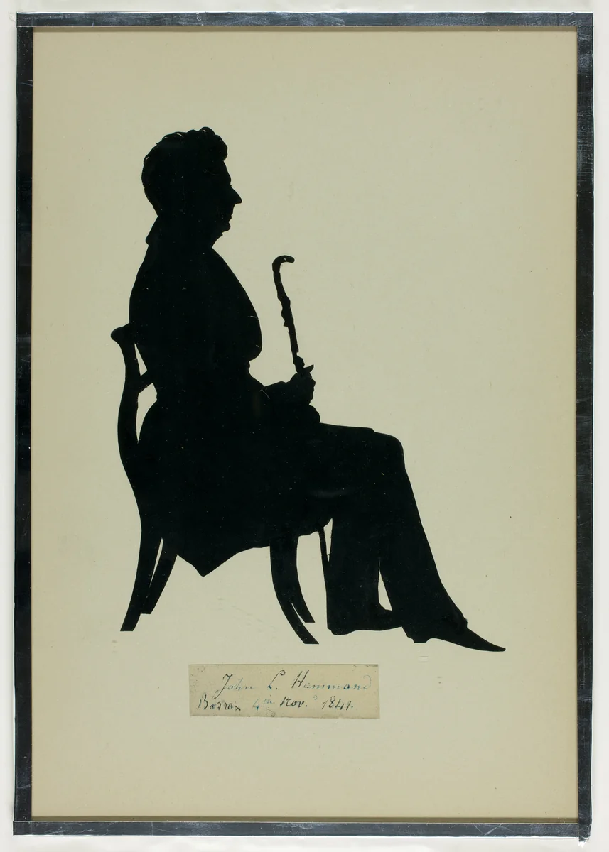 John L. Hammond Seated by Auguste Edouart, other, 1841