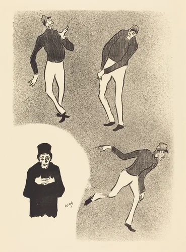 Clowns by Henri Gabriel Ibels, portfolio, 1893