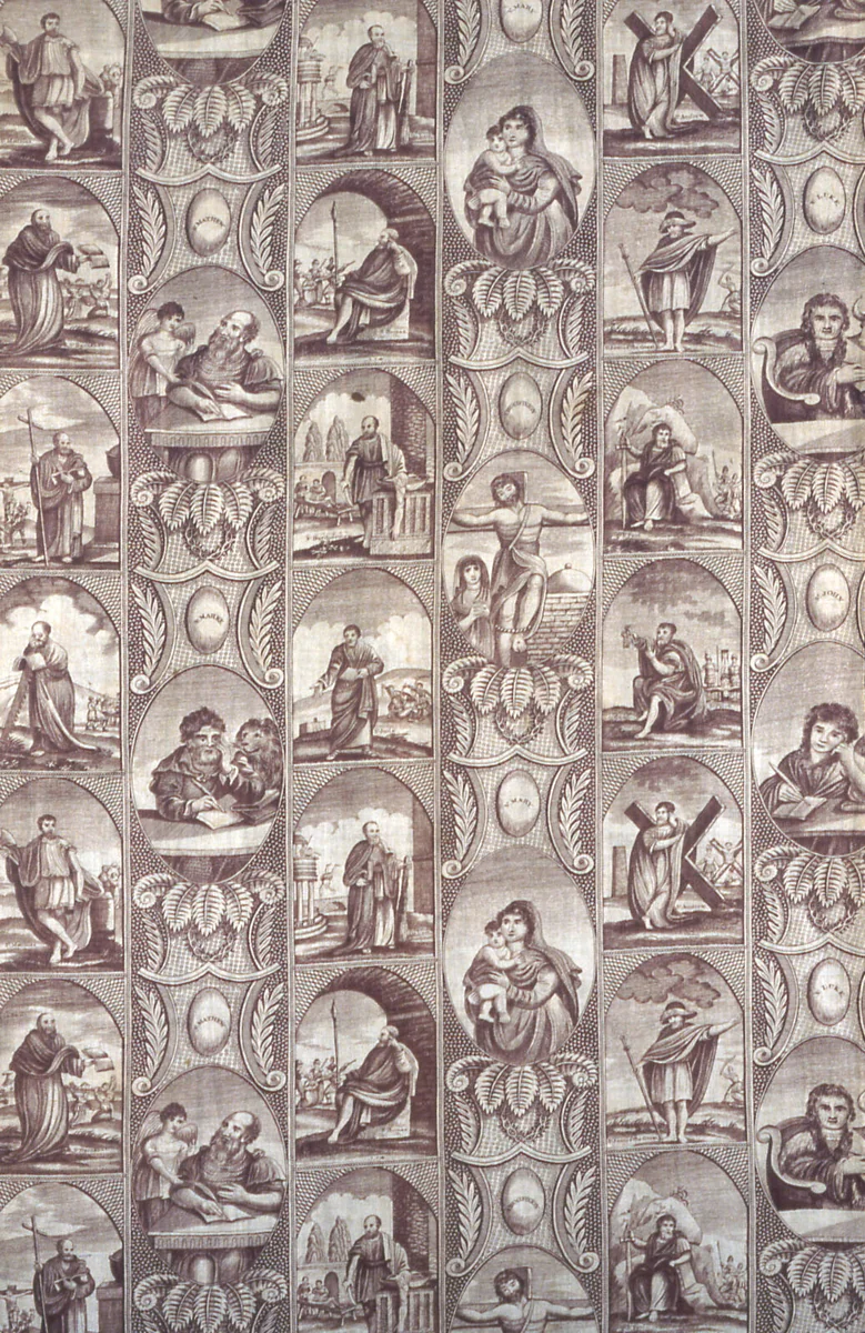 Panel (Furnishing Fabric) by England or Ireland, textile, 1825-1875