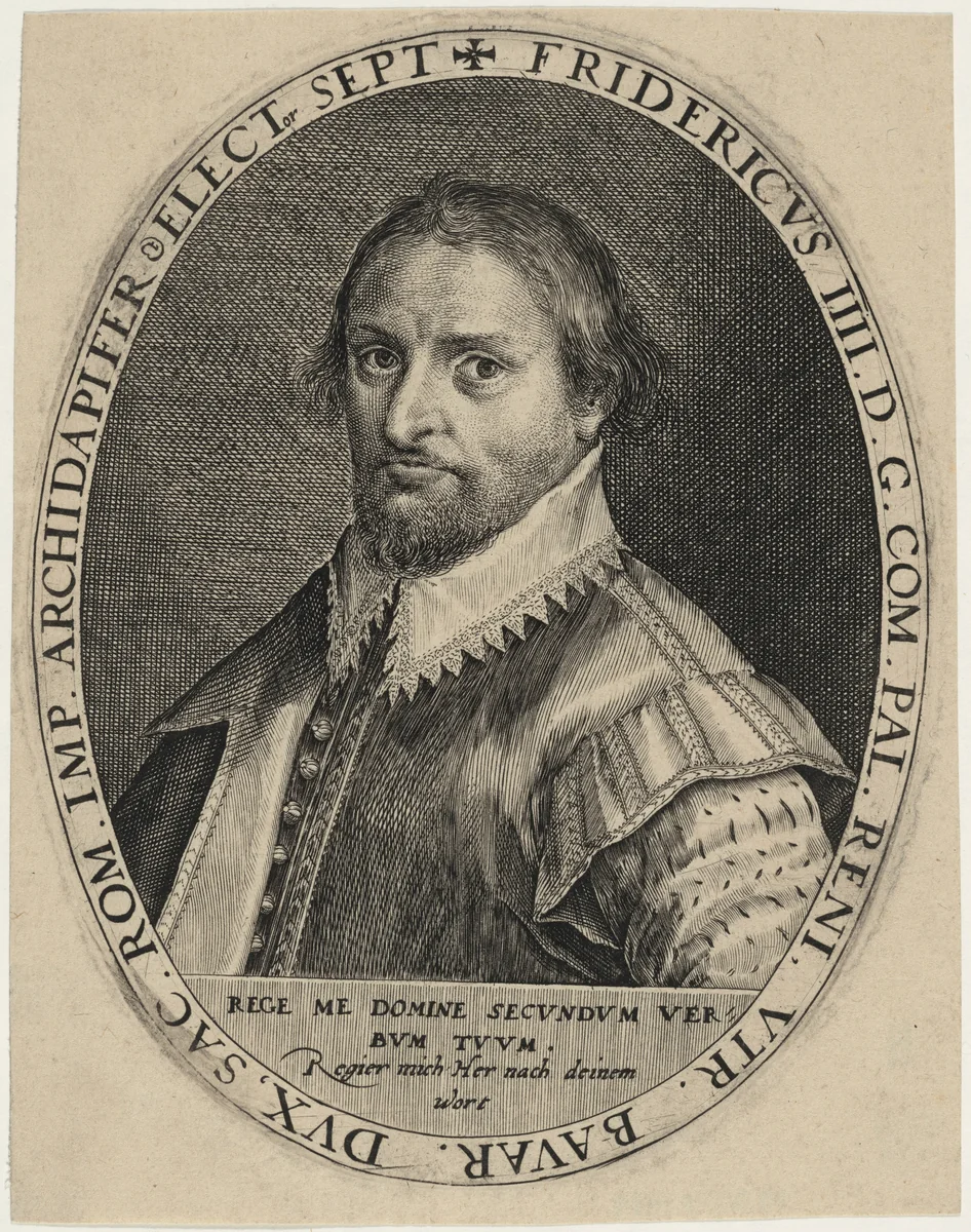 Fredericus IIII (Frederick IV) by Francis Delaram, print, 1590-1627