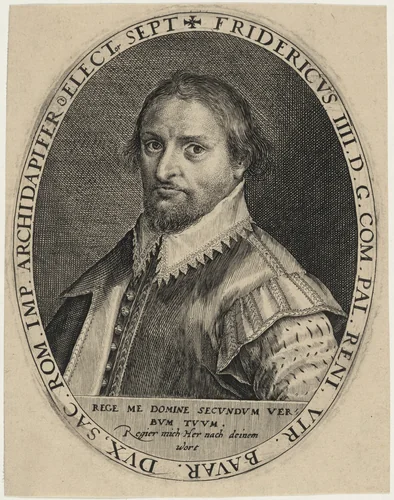 Fredericus IIII (Frederick IV) by Francis Delaram, print, 1590-1627