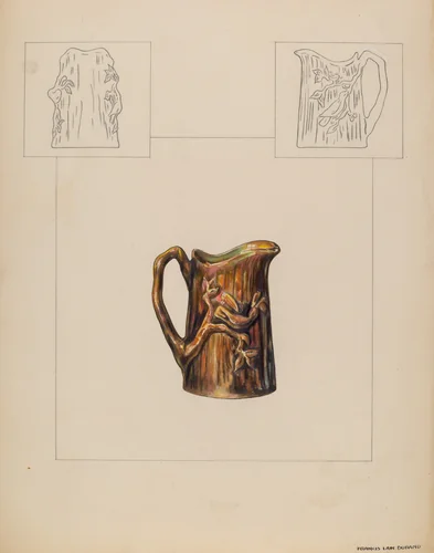Pitcher (Individual Creamer) by Francis Law Durand, index of american design, 1935-1942