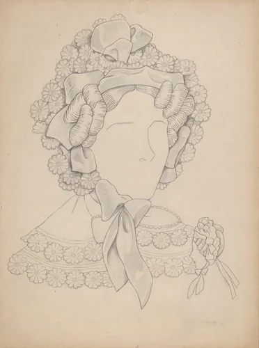 Headdress by American 20th Century, index of american design, 1935-1942