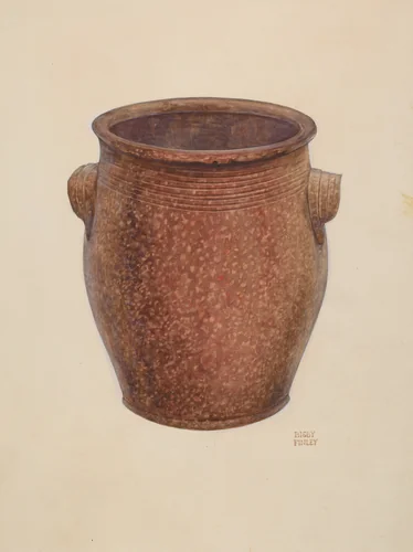 Pottery Jar by Bisby Finley, index of american design, 1939