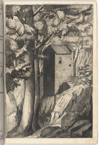 Exterior View of the Chapel of the Cardinal (Veduta esterna della cappella del cardinale) [plate G] by Jacopo Ligozzi
Lino Moroni
Domenico Falcini, print, 1612