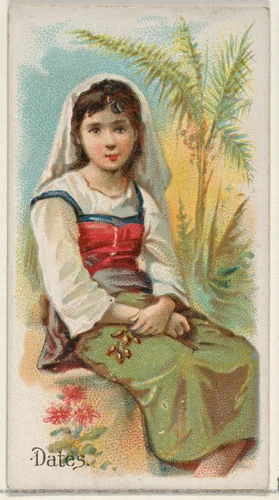 Dates, from the Fruits series (N12) for Allen & Ginter Cigarettes Brands by Allen & Ginter, print, 1891