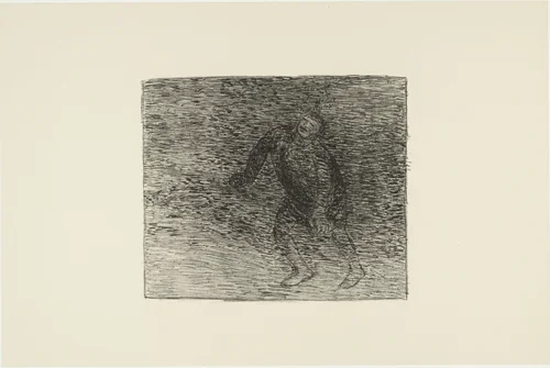 Cry in the Fog (Ruf im Nebel) from The Dead Day (Der tote Tag) by Ernst Barlach, print, 1910