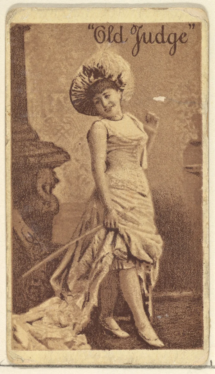Actress from the Old Judge series (N167) for Old Judge Cigarettes by Goodwin & Company, print, 1886