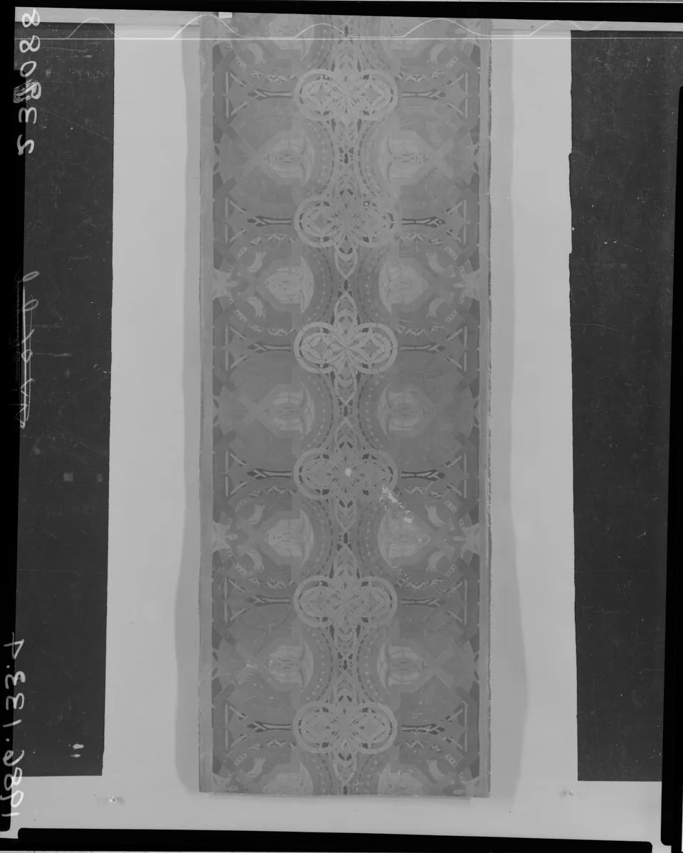 Stencil from Trading Room of the Chicago Stock Exchange, Chicago by Adler and Sullivan, artwork, 1893-1894