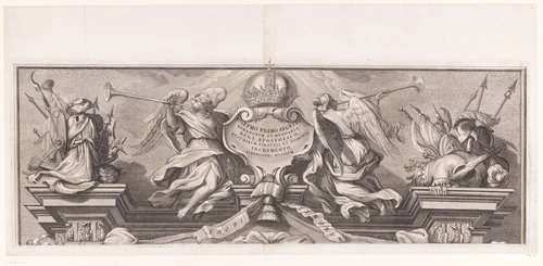 These van Paul, graaf van Zicky (bovenste deel) by Benoît Farjat, print, 1695
