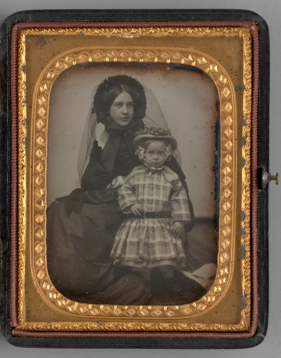 Untitled (Portrait of Seated Woman and Child) by John Adams Whipple, other, 1855