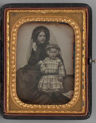 Untitled (Portrait of Seated Woman and Child) by John Adams Whipple, other, 1855
