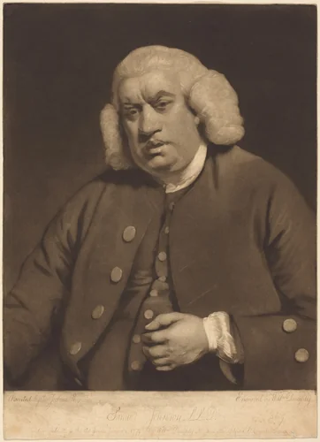 Samuel Johnson by William Doughty
Sir Joshua Reynolds, print, 1779