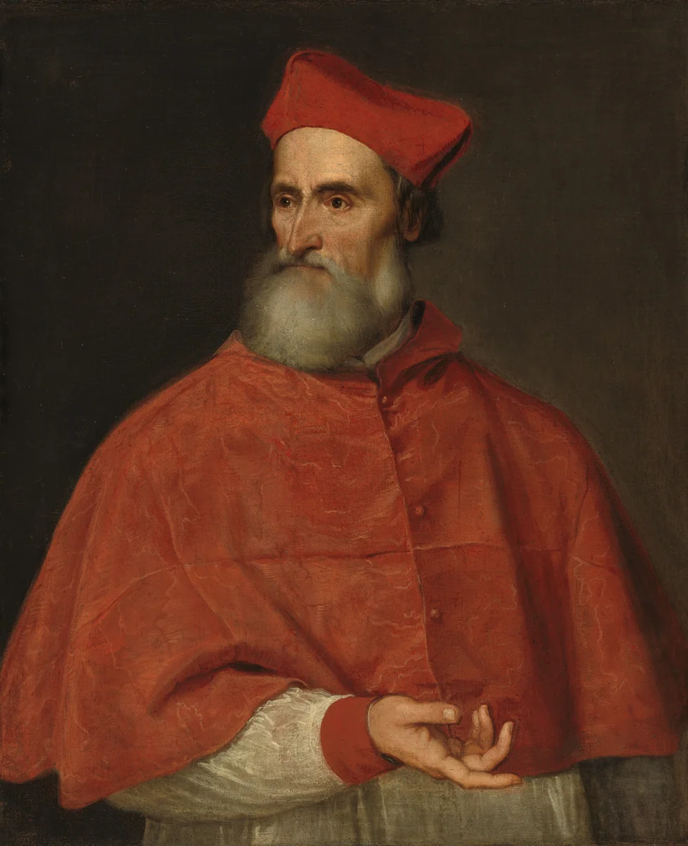 Cardinal Pietro Bembo by Titian, painting, 1539-1540