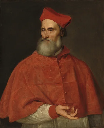 Cardinal Pietro Bembo by Titian, painting, 1539-1540