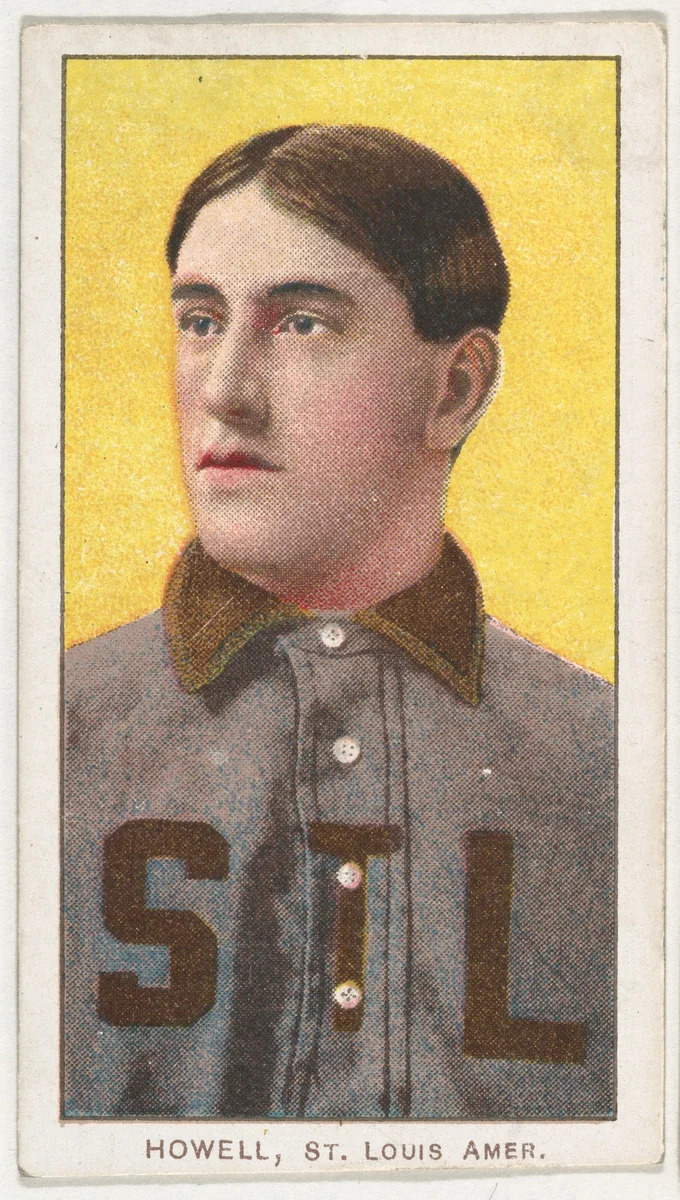 Howell, St. Louis, American League, from the White Border series (T206) for the American Tobacco Company by American Tobacco Company, print, 1909-1911