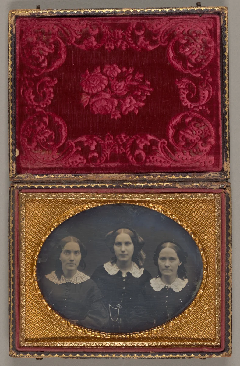 Mary Underwood, Olive Underwood and Susan Underwood by Artist Unknown, photograph, 1839-1860