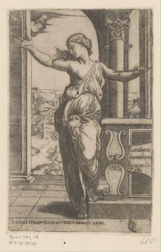 Zelfmoord van Lucretia by Unknown, print, 1541