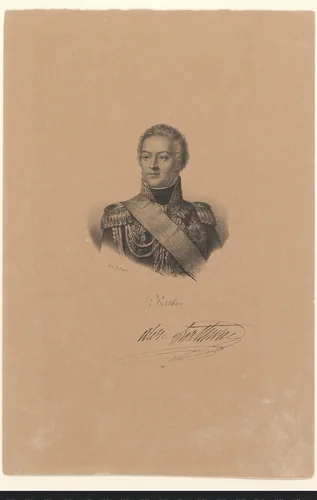 Portret van Louis-Alexandre Berthier by anonymous, print, 1818-1842