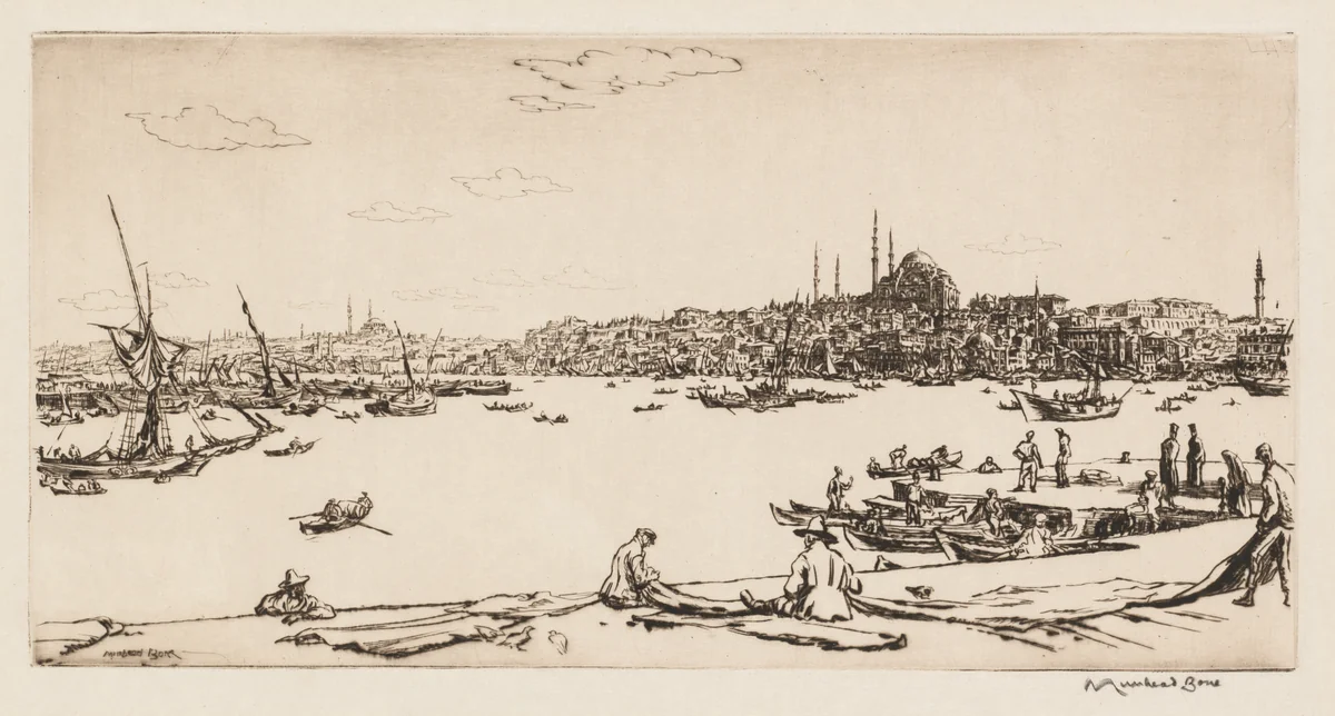 Constantinople by Muirhead Bone, print