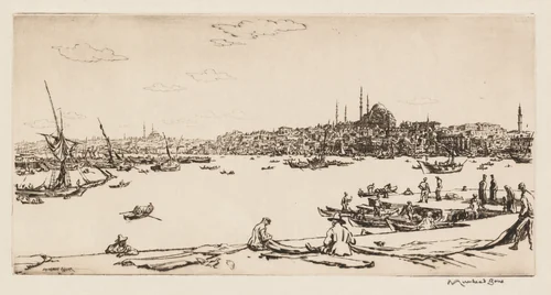 Constantinople by Muirhead Bone, print