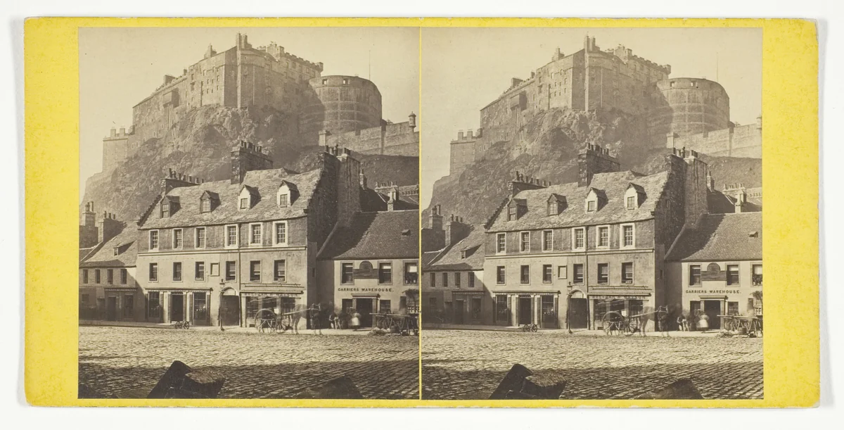 Edinburgh Castle by Archibald Burns, photograph, 1867