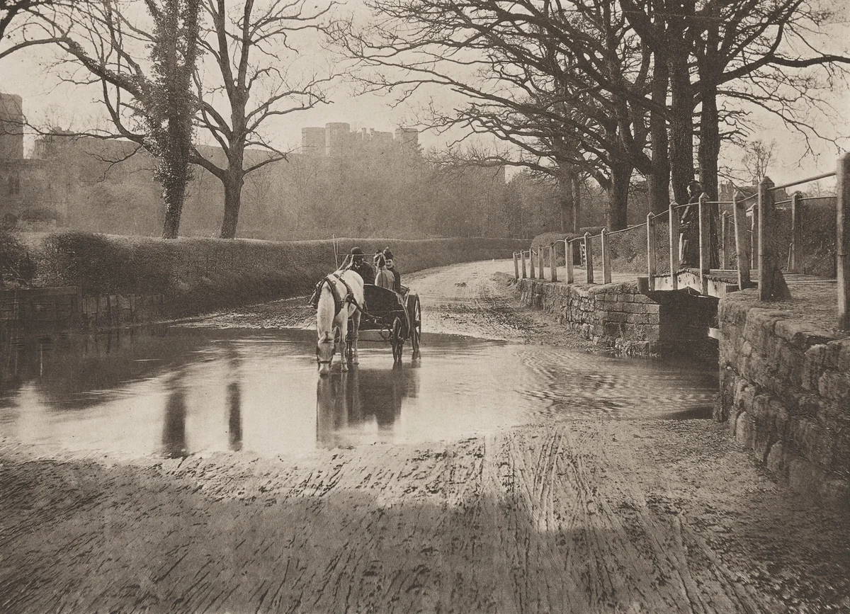 First Glimpse of Kenilworth by James Leon Williams, photograph, 1894